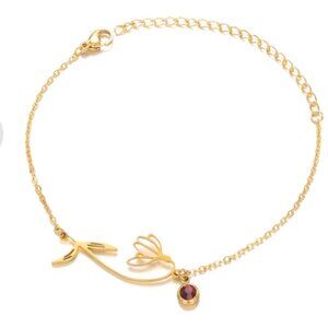 January Flower Bracelet